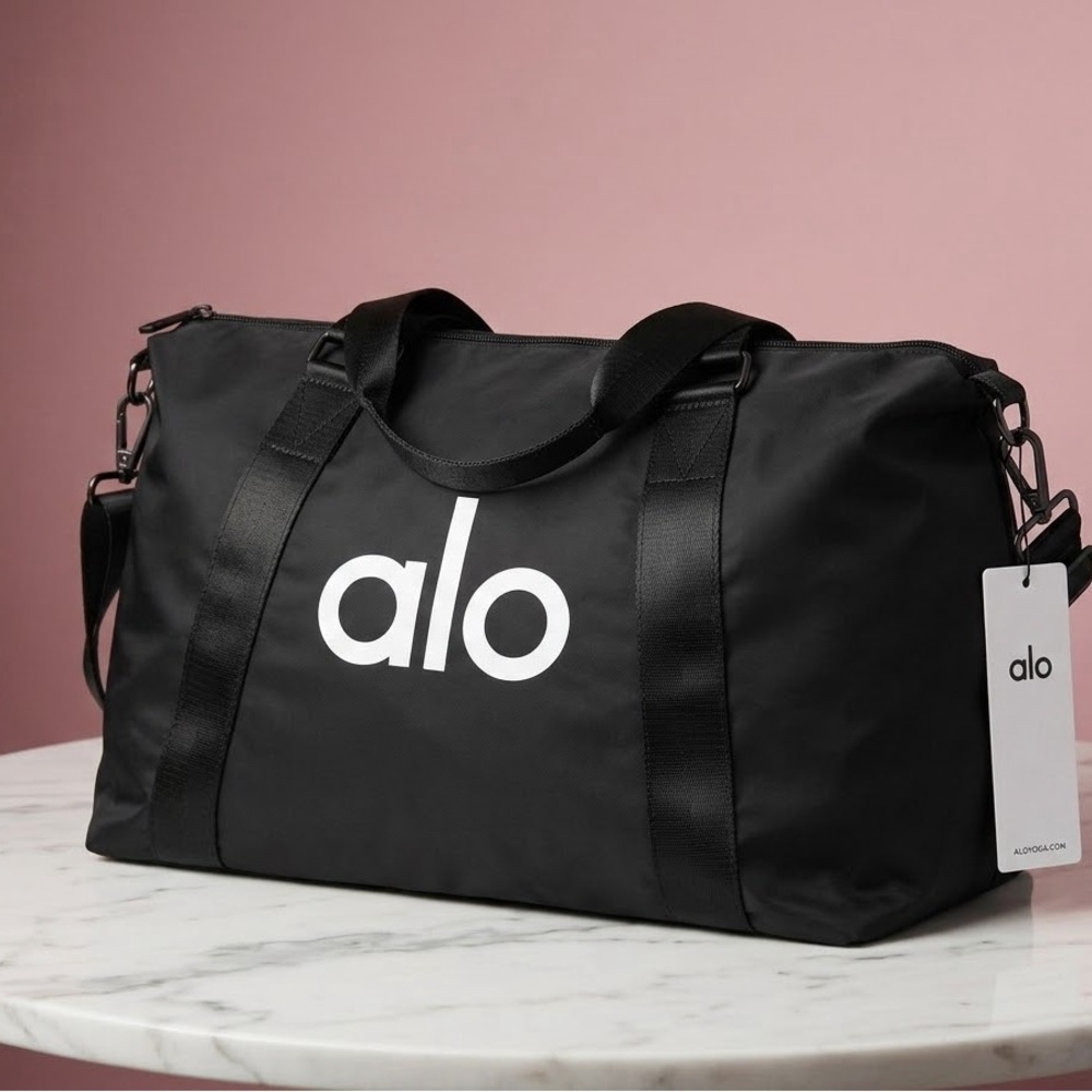ALO Yoga Black Duffel Bag